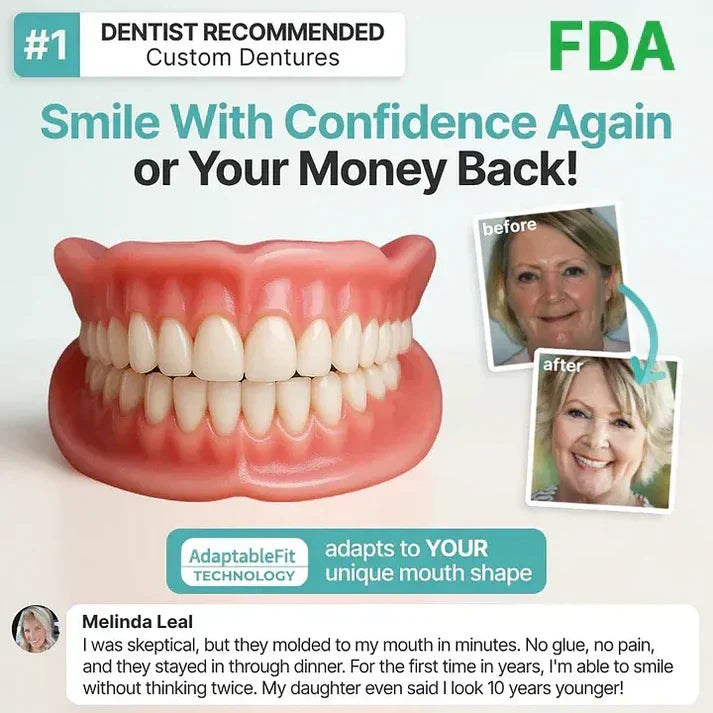Ends Today: 70% OFF Custom-Fit Full Functional Dentures