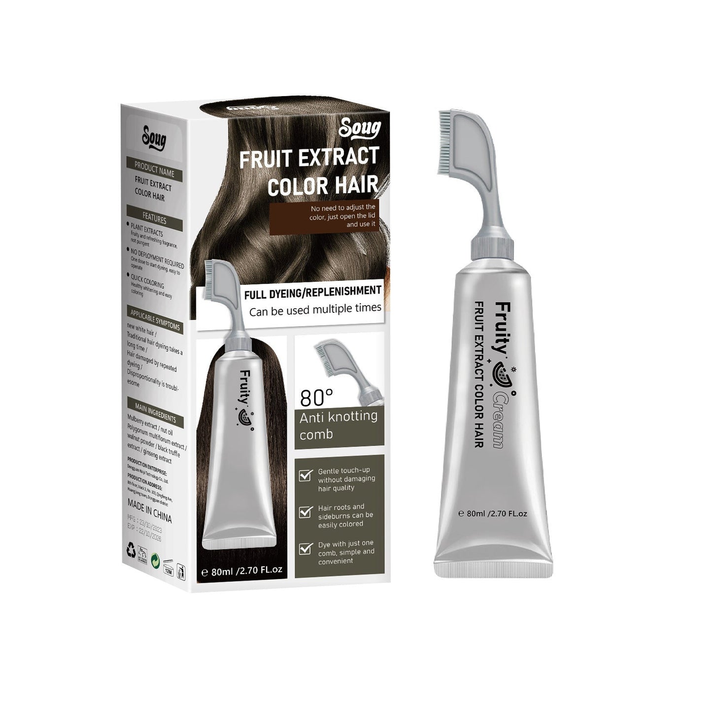 š„Fruit Essence Hair Dyeing Comb