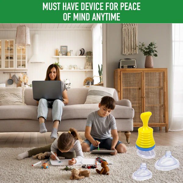 Anti Choking Device | Instructions Kit for Choking Rescue