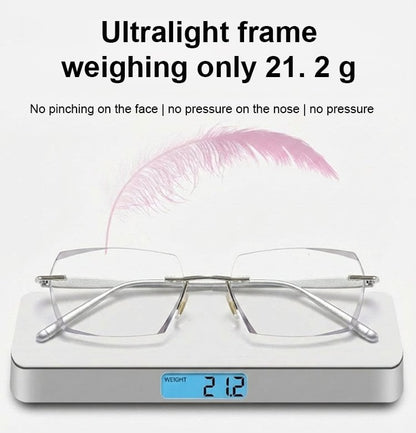 [Co-Created by Designers]Gypsophila Smart Zoom and Color-Changing Reading Glasses, Auto Focus Distance Near Progressive Multi-focus HD Vision