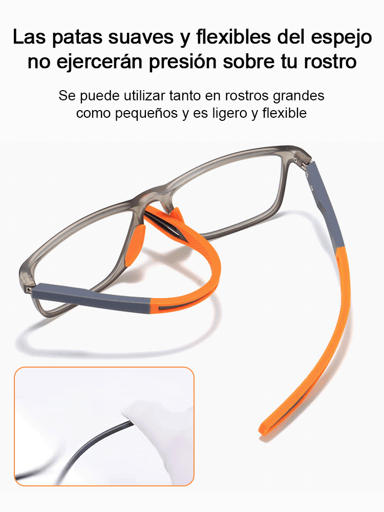 Protect your eyes smartly: Blue light filter and auto-focus in a unique design.