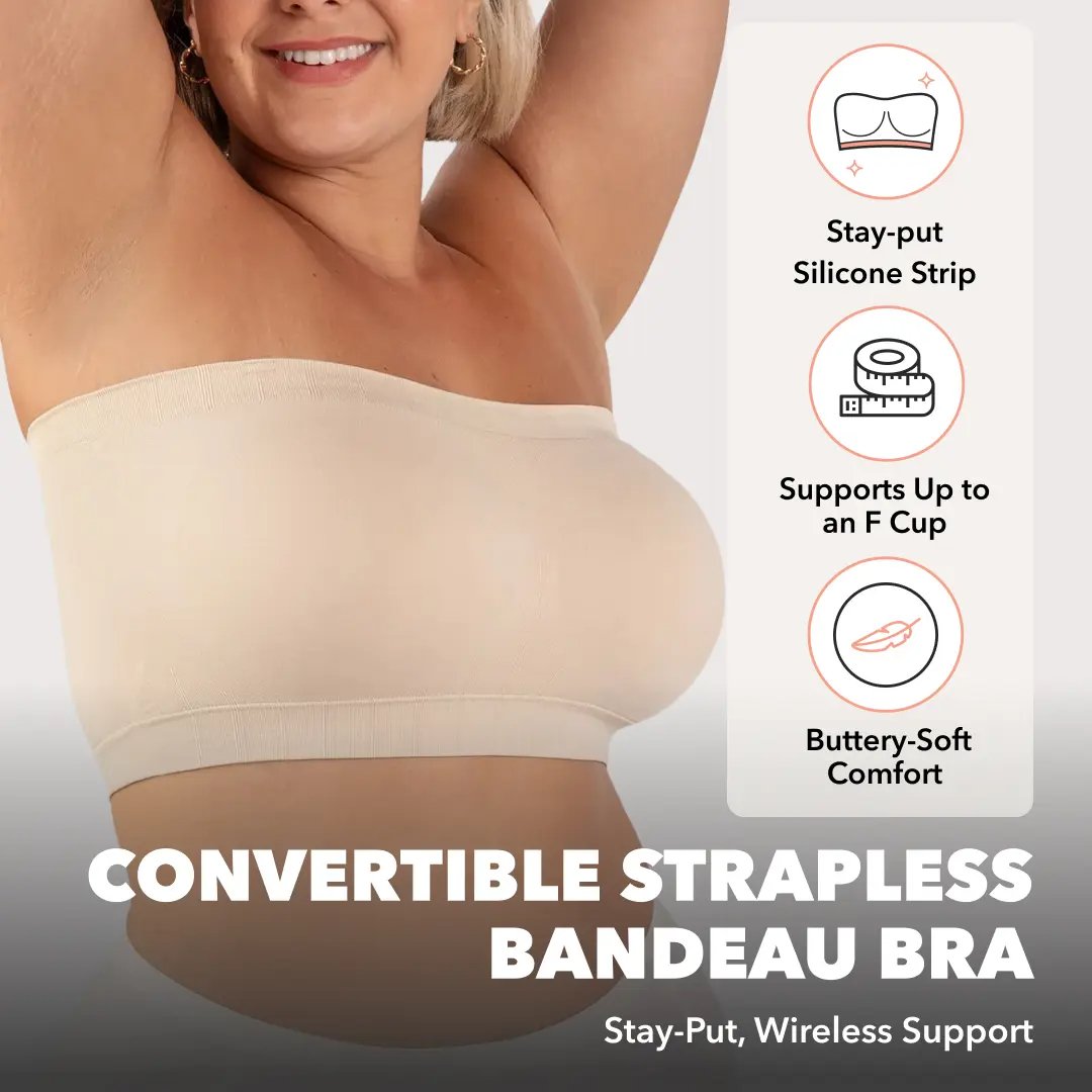 🔥LAST DAY 57% OFF - Convertible Strapless Bandeau Bra (🎁Buy 2 Free Shipping)