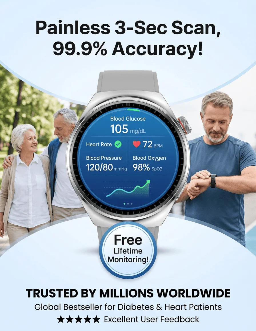 🔥90% OFF Limited Time Deal | Premium Health Smart Watch, Multi-piece Bundle with Free Shipping & 30-Day Money Back Guarantee