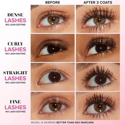 🔥Buy 1 Get 1 Free🔥Waterproof and Non-Smudging✨Lengthening And Curling Long-lasting Cougex