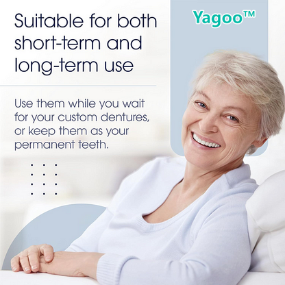 🔥BLACK FRIDAY SALE-🏆Ends Today: 70% OFF! Yagoo™ Custom Custom-Fit Full Functional Dentures
