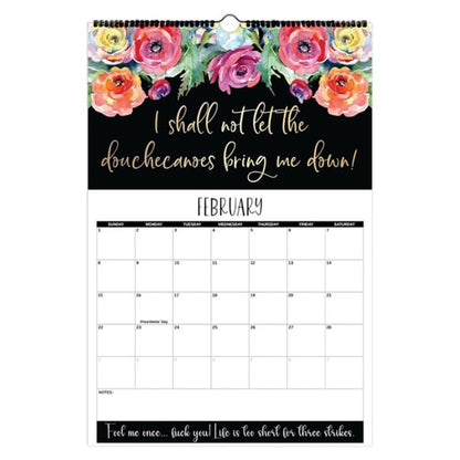 Here We F*cking Go Again: 2026 Swear Calendar for Tired-Ass Women