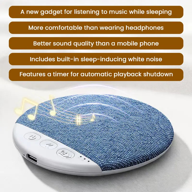 Ultra-Thin Bluetooth Pillow Speaker