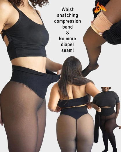 🔥Hot Sale 49% OFF!!⚡50K+ SOLD!❄️One-Seam Shaping Fleece Leggings