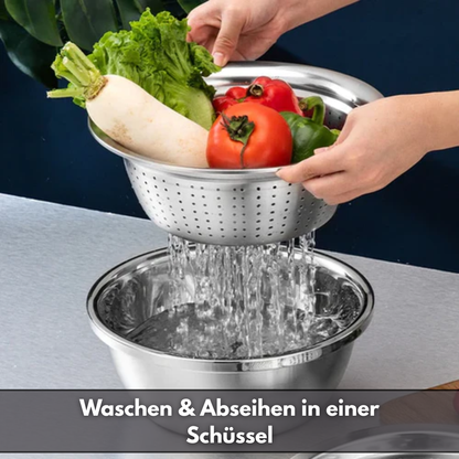 VersaWare™ - Multifunktionale Schüssel aus Edelstahl