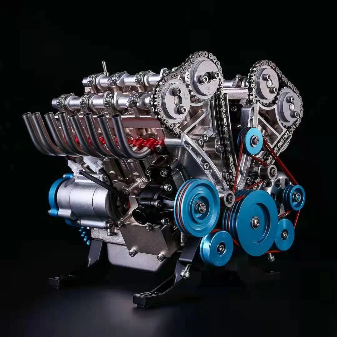 🏎️🛠️The Ultimate Desktop Masterpiece: Miniature V8 Small-Block Static Model Kit