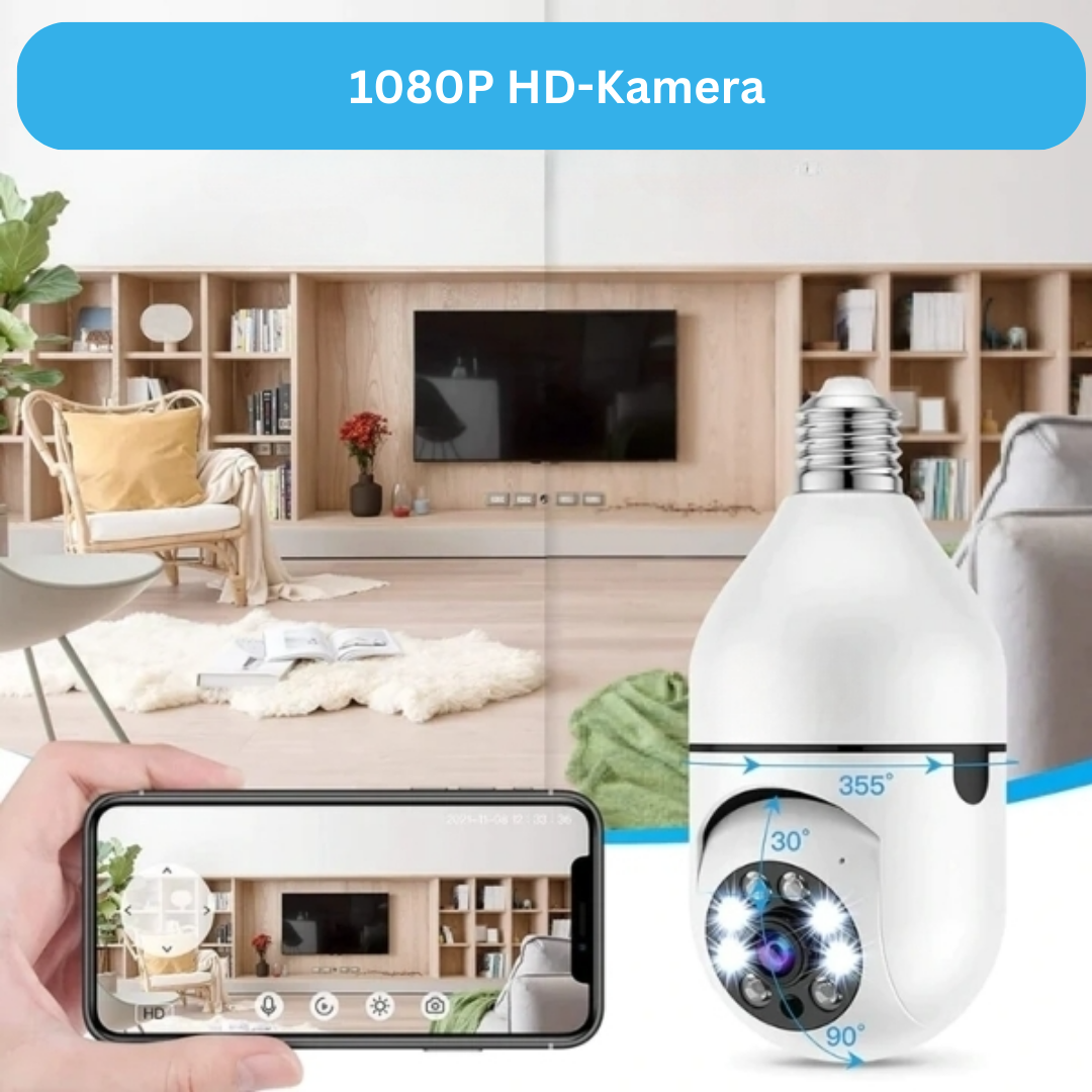SpyBulb™ - Sicherheit Wifi Glühbirne Kamera