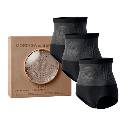 Moringa & Berberine Thermal Sculpting Briefs for Weight-Loss Support