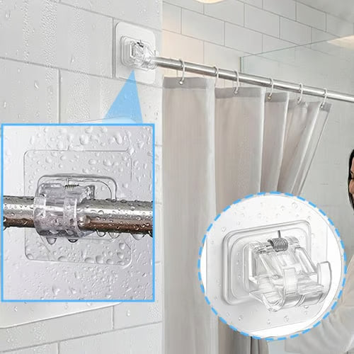 Transparent Hanging Rod Clip