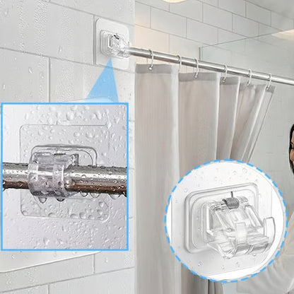 Transparent Hanging Rod Clip