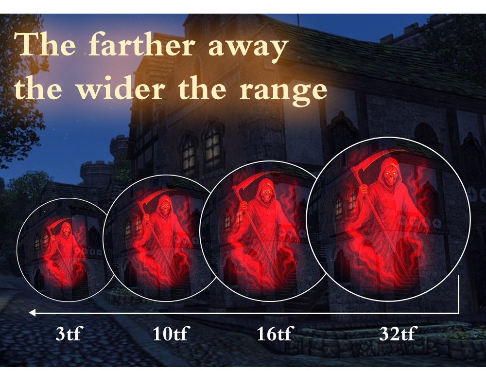 🔥Halloween Skull Dynamic Light 10 Unique HD Projection Patterns