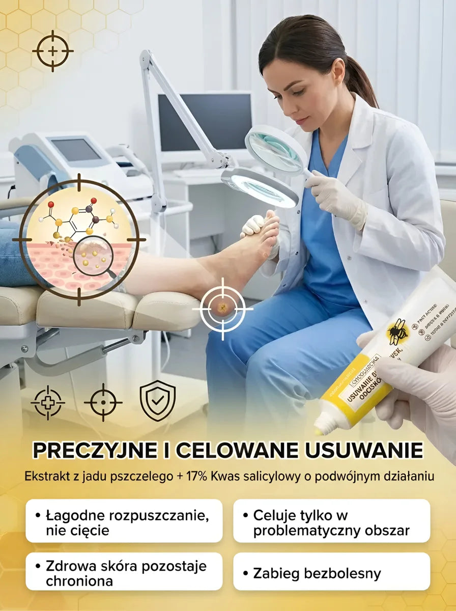Bee venom cream for removing calluses and corns
