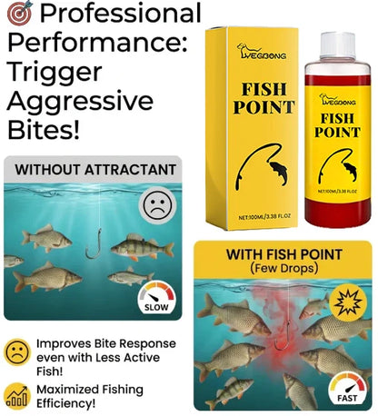 🎣 Concentrated Fish Attractant Liquid – 🐟Fast-Acting Red Worm Formula