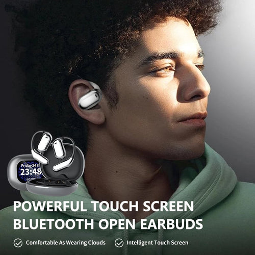 🔥Special Price $12.99 Only Today!!!⏰🔥True Powerful Bluetooth 5.4 Open Ear Earbuds, IPX5 Waterproof