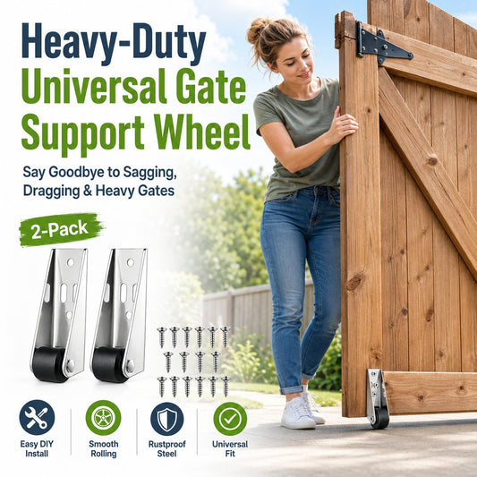 Heavy-Duty Universal Gate Support Wheel