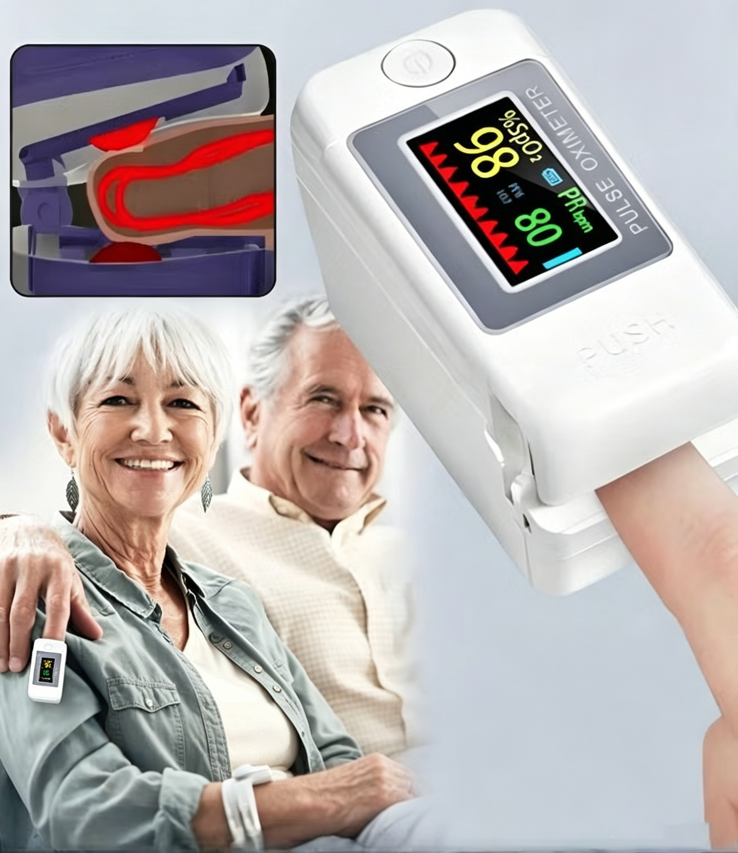 🔥Medical Digital Fingertip Pulse Oximeter