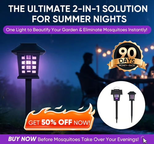 Smart Solar Dual-Mode Garden Zapper
