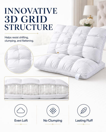 3D Bread Down Bed Pillows