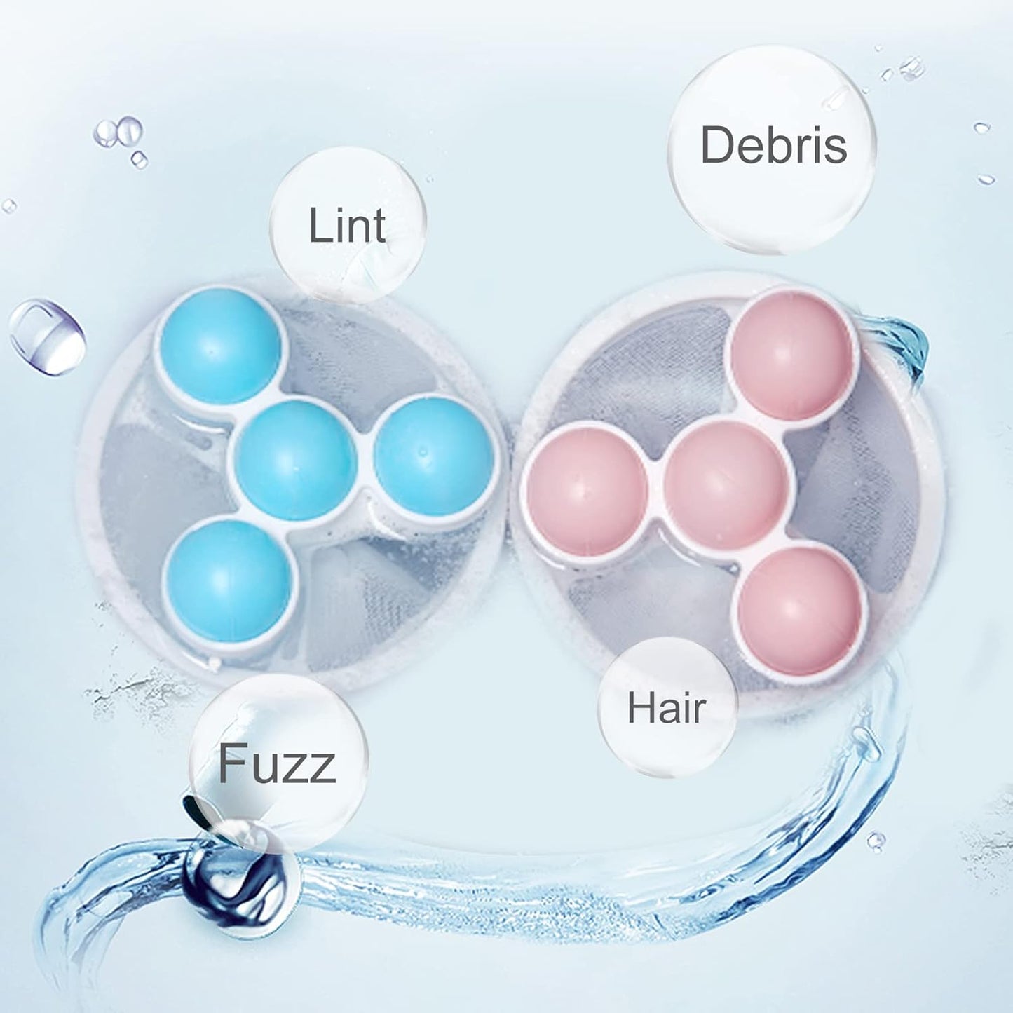 Washing Machine Mesh Bag Hair Filter