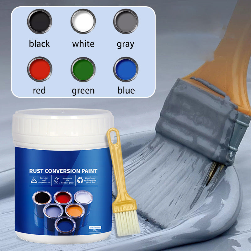🛡️ 50% OFF NOW! ✨ Metal Rust Preventive Paint - Forms Protective Coating, Waterproof & Durable for Outdoor/Indoor Use 🔧📦