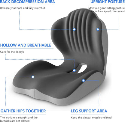 Ergonomic Memory Foam Seat Cushion