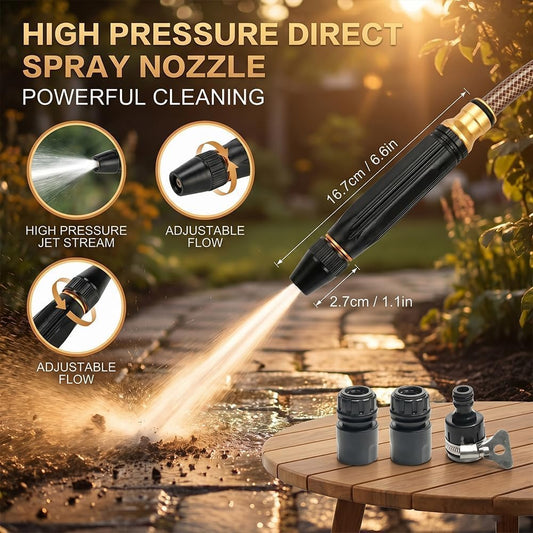 Heavy Duty Adjustable Twist Hose Nozzle Jet Sweeper Nozzle