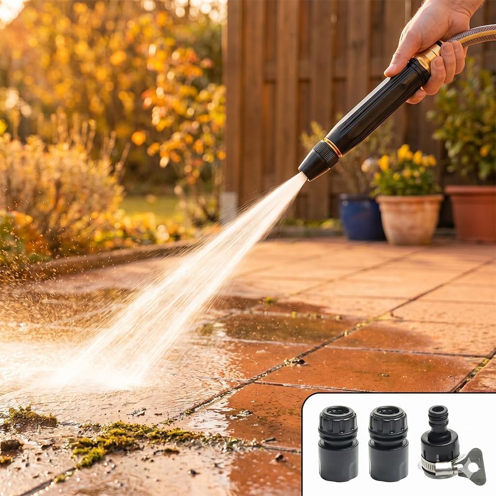 Heavy Duty Adjustable Twist Hose Nozzle Jet Sweeper Nozzle