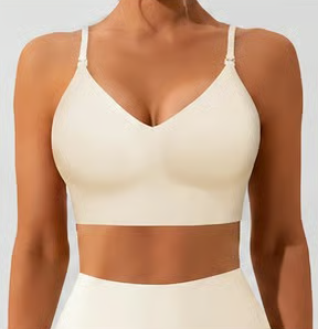 Women’s Solid Color Wireless Backless Bra