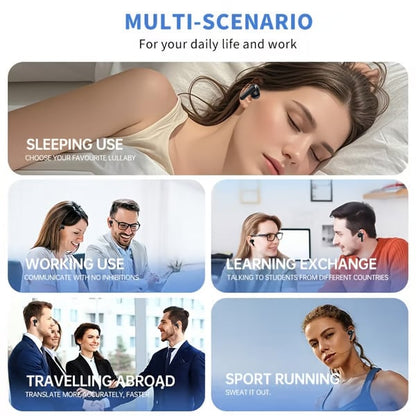🎁🔥Wireless Bluetooth Translation Earphone With LED display screen(Fit iOS & Android)