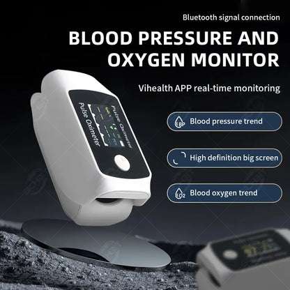 2 In 1 Dual Function Blood Oxygen and Blood Pressure Monitor
