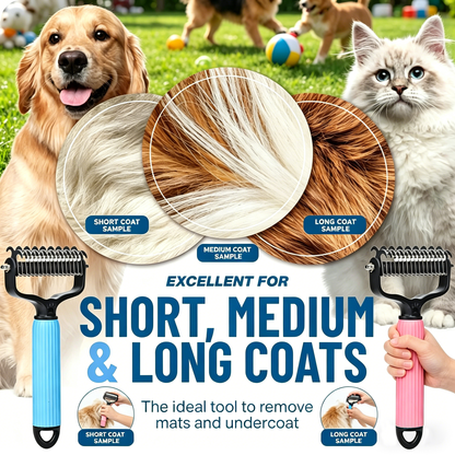 💯🐱Flash Sale!🐶 Professional Deshedding Tool For Dogs And Cats,Shedding Removal Easy to Use Essential Grooming