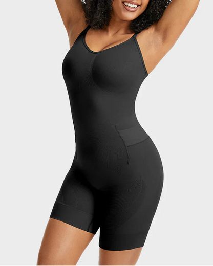 All-in-One Sculpting Bodysuit with Easy-Off Design