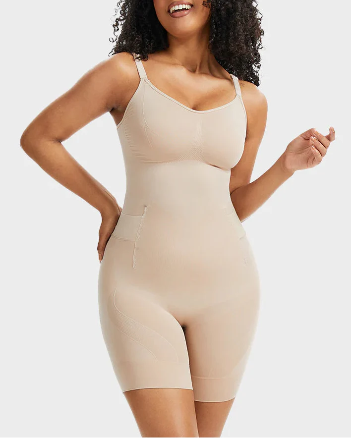 All-in-One Sculpting Bodysuit with Easy-Off Design