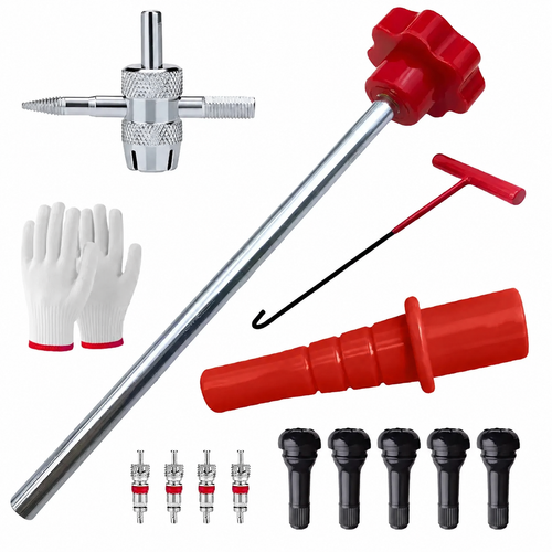🚗14-piece quick tire valve changer tool kit🚗