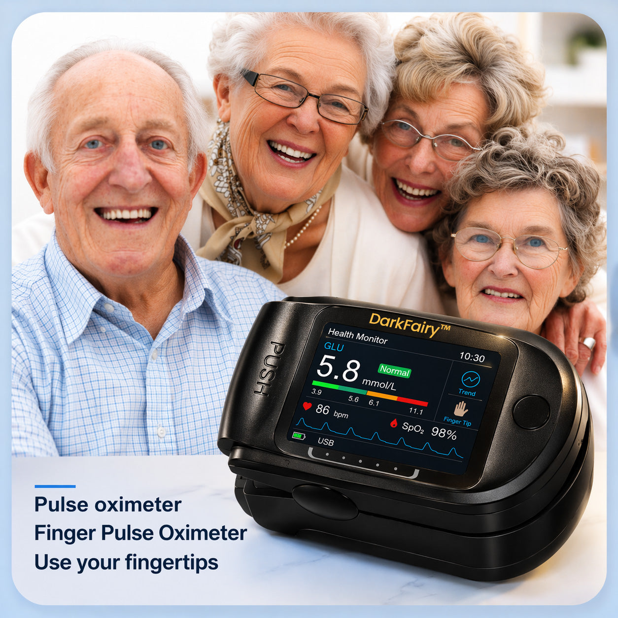 🔥Non-Invasive Blood GlucoseMonitor | High-Precision 99.9% Accuracy| TGA Certified