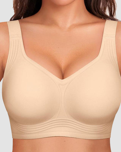 Comfortable Wireless Full Coverage Jelly Smoothing bra