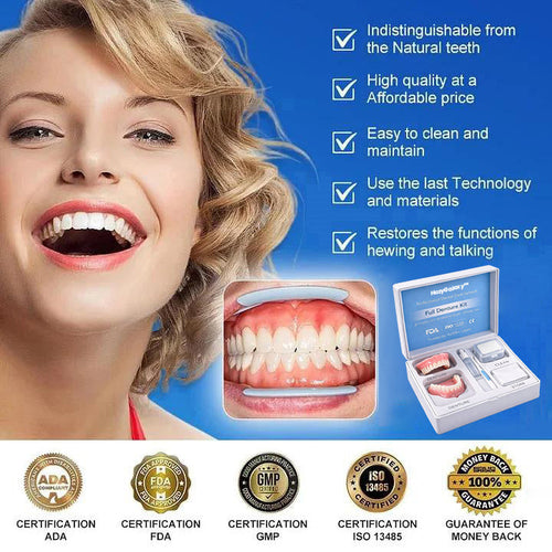 HazyGalaxy™ Custom-Fit Dentures ENDS TODAY 70% OFF | Smile with Confidence