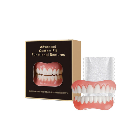 [Over 300,000 users worldwide] Full-mouth bone-supported denture set