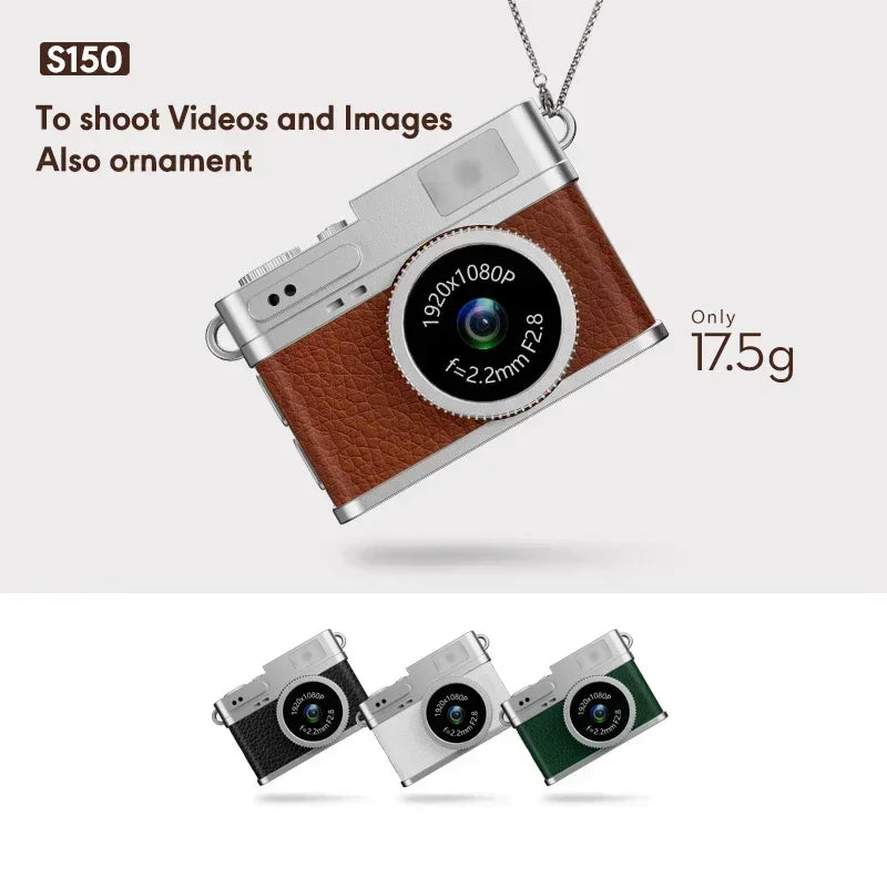 Retro Mini Digital Camera – HD Video, Pocket Size