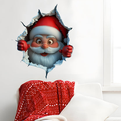 Creative Christmas Santa Wall Stickers