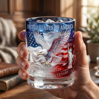 🔥Father's Day 50% OFF🔥Limited Edition 2026 USA 250th Anniversary Commemorative Glass – 1776-2026 Heritage Edition
