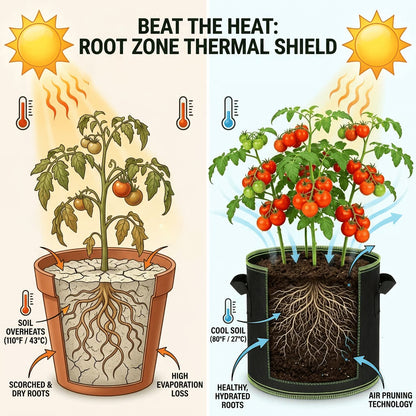 5-Pack 5 Gallon Grow Bags