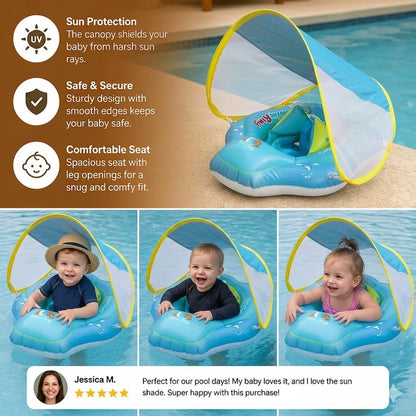 ☀️ The Ultimate Safe & Sun-Proof Baby Float! A Summer Must-Have for Millions of Moms! 👶💦-TOP1