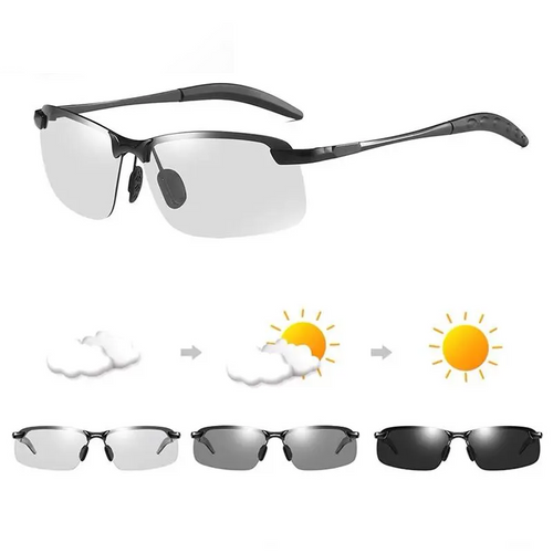 Photochromic Sunglasses with Anti-glare Polarized Lens
