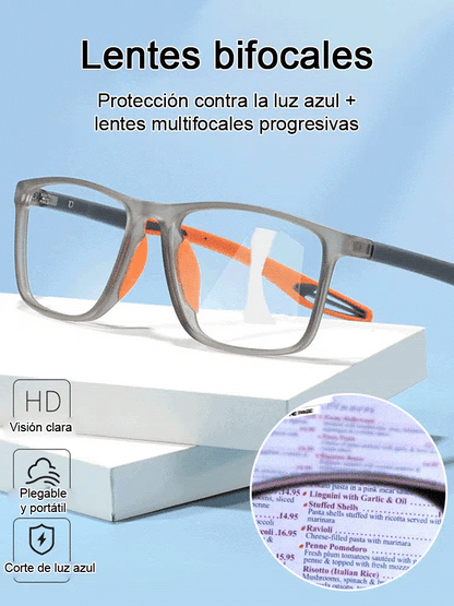 Protect your eyes smartly: Blue light filter and auto-focus in a unique design.