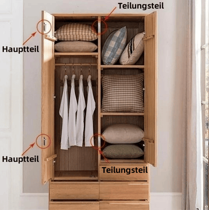 InvisiLock™ | Ultradünne Unsichtbare Schranktürmagnete (4er-Satz)